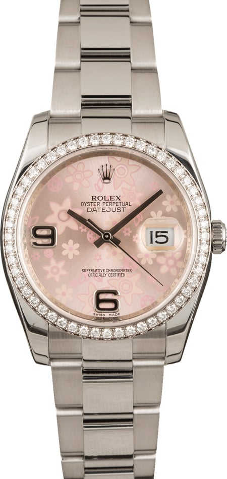 Rolex Datejust Floral Dial116234