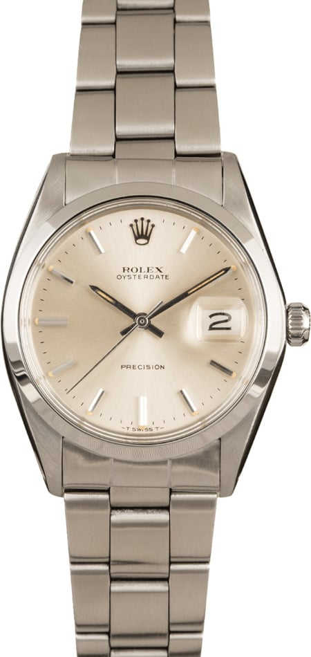 Pre-Owned 34MM Rolex Oysterdate 6694