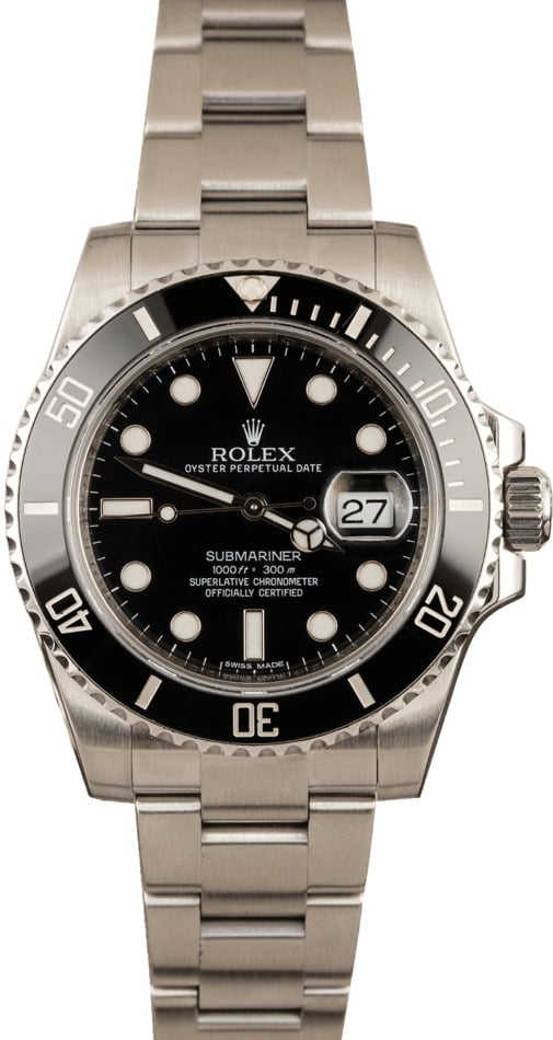 Pre-Owned Ceramic Rolex 40MM Submariner 116610