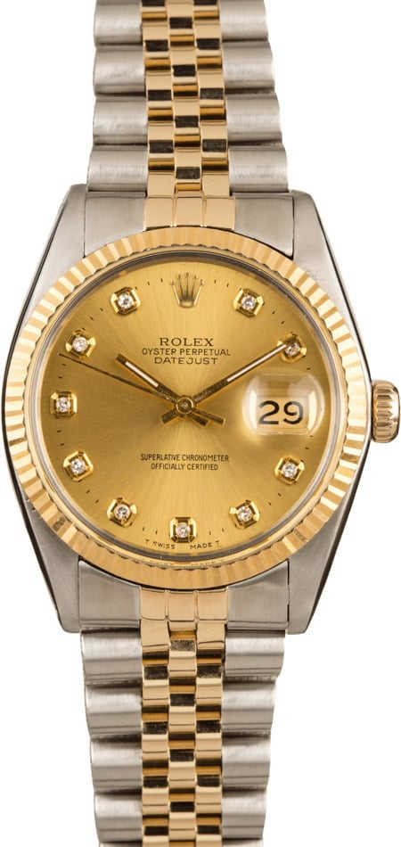 Rolex Datejust 16014 Stainless Men's