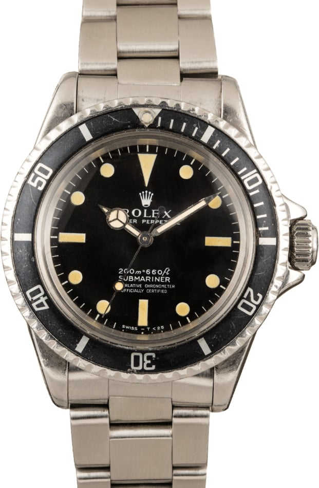 Vintage 1967 Rolex Submariner 5512 Meters First Dial