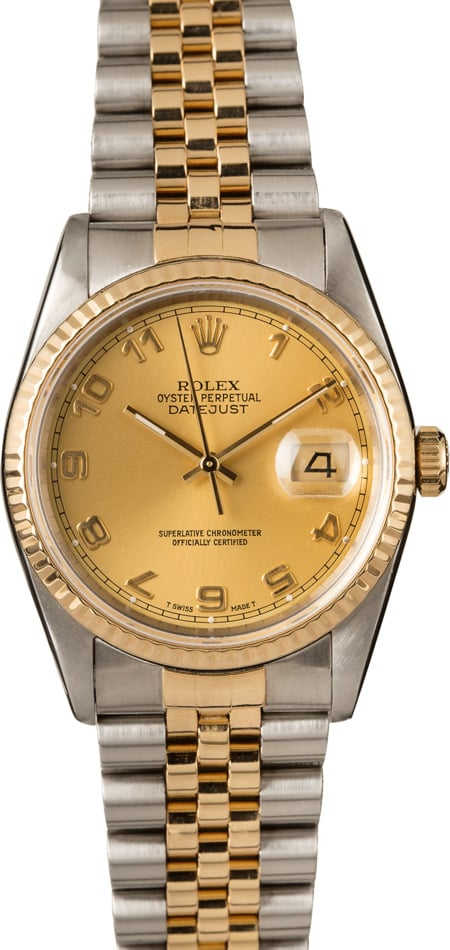 Rolex Arabic Dial Datejust 16233