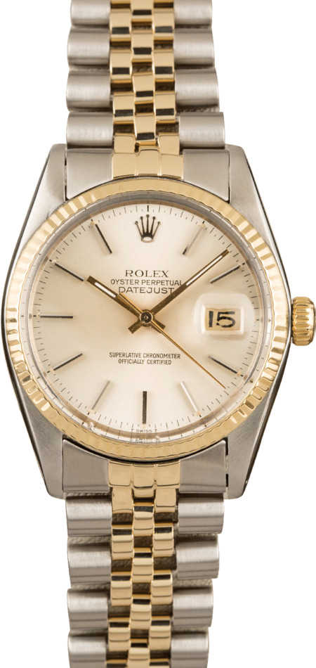 Pre Owned Two Tone Rolex Datejust 16014