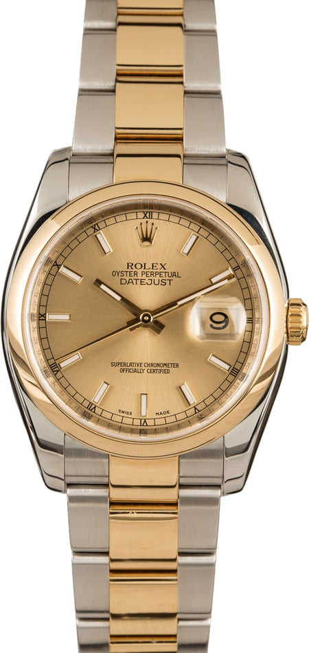 Pre-Owned Rolex Datejust 116203 Luminous Markers