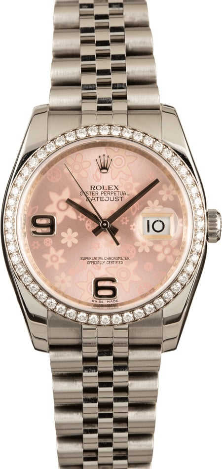 Pre Owned Rolex Datejust 116244 Diamond Bezel T