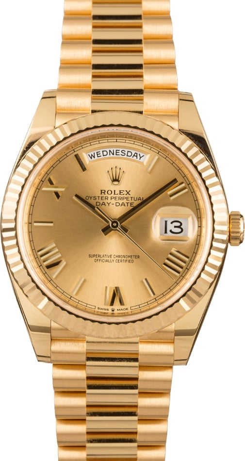 Pre-Owned Rolex Day-Date 228238 18k President 40MM