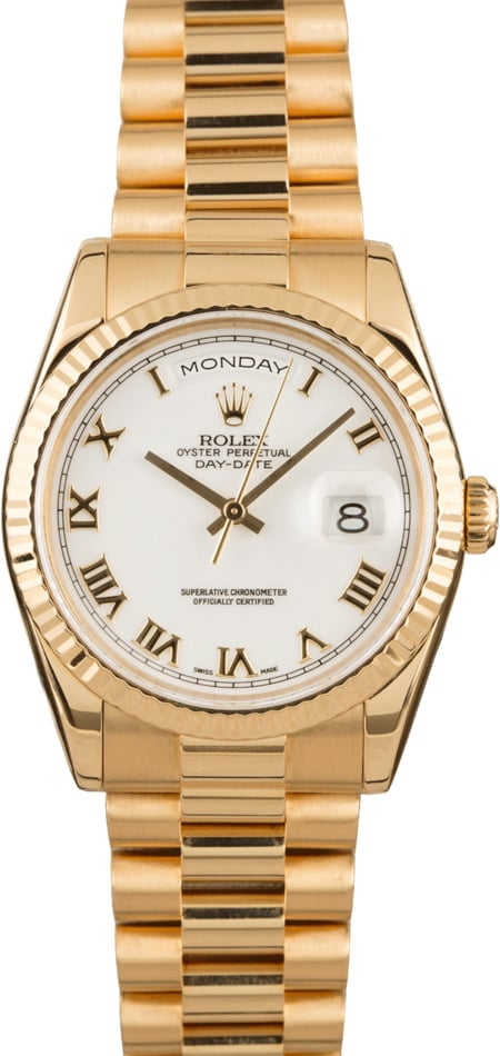 Rolex Day Date Roman Dial 118238