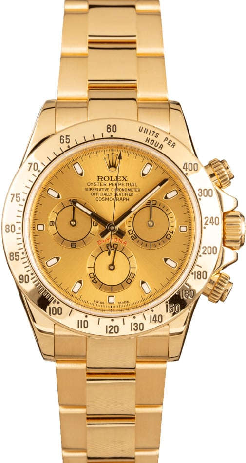 Rolex Cosmograph Daytona 116528 Yellow Gold