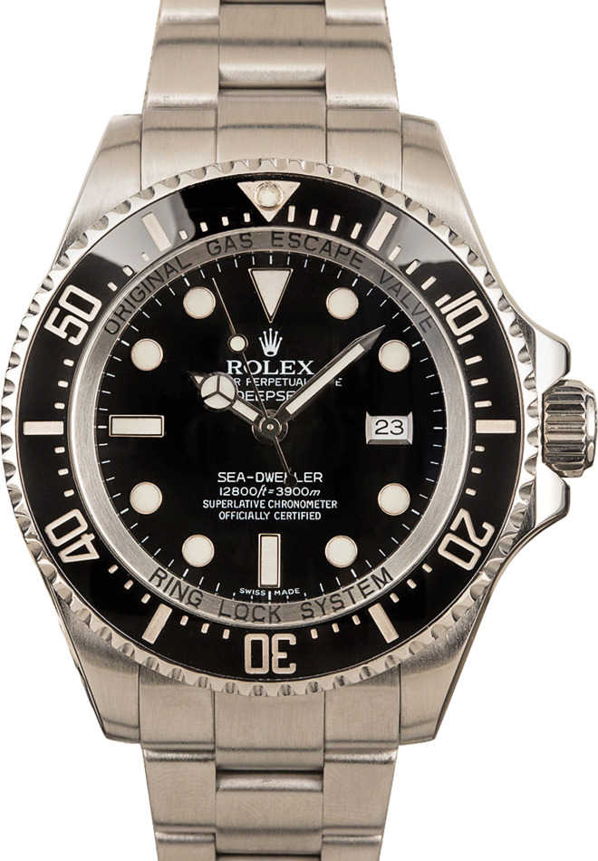 PreOwned Rolex Sea-Dweller DeepSea 116660 Ceramic Bezel