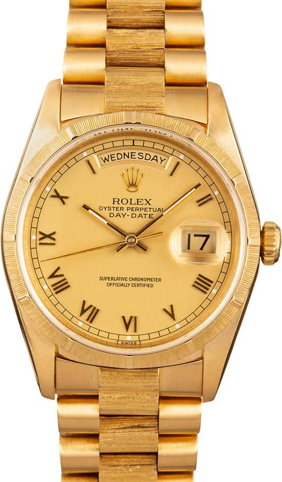 Rolex Day-Date Presidential 18248 Bark Finish
