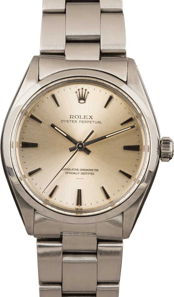 Men's Rolex Air-King 5500 Steel Oyster Bracelet