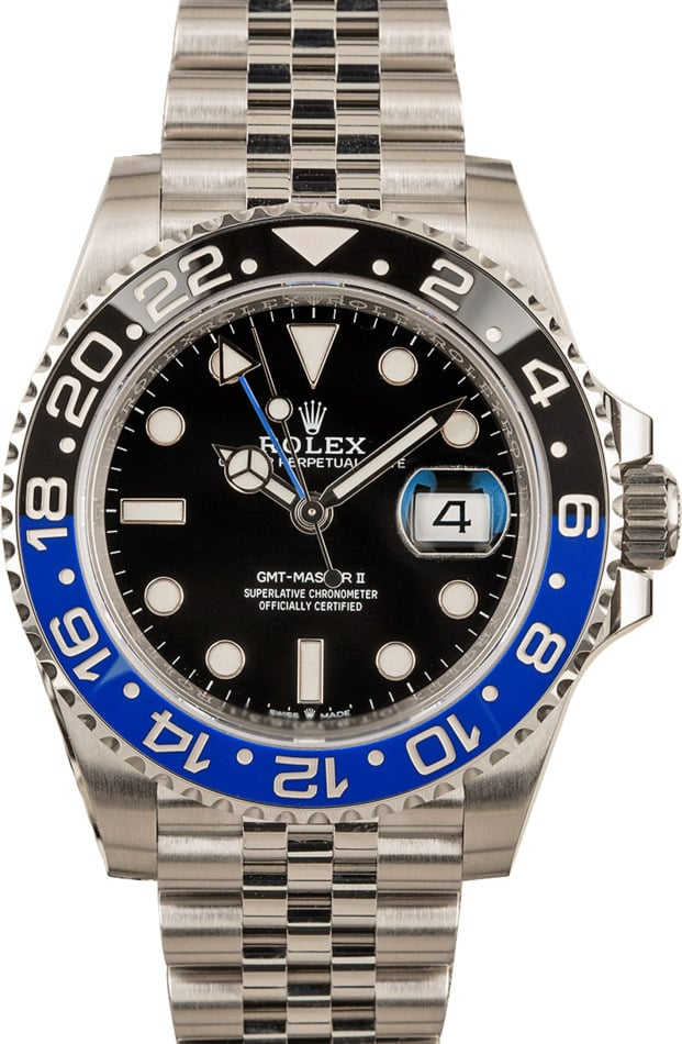 Pre Owned Rolex GMT-Master II Ref 126710 Steel Jubilee 'Batman'