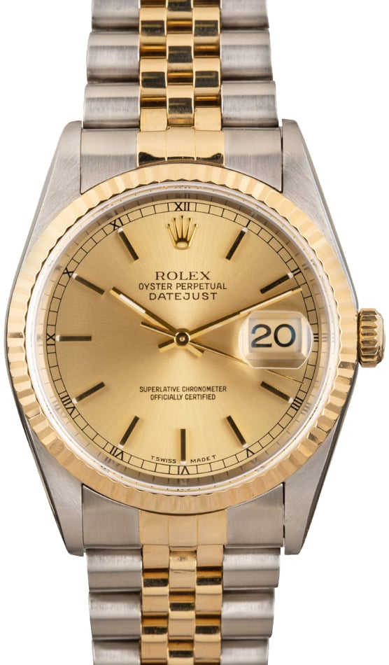 Buy Used Rolex Datejust 16233 | Bob's Watches - Sku: 149127 x