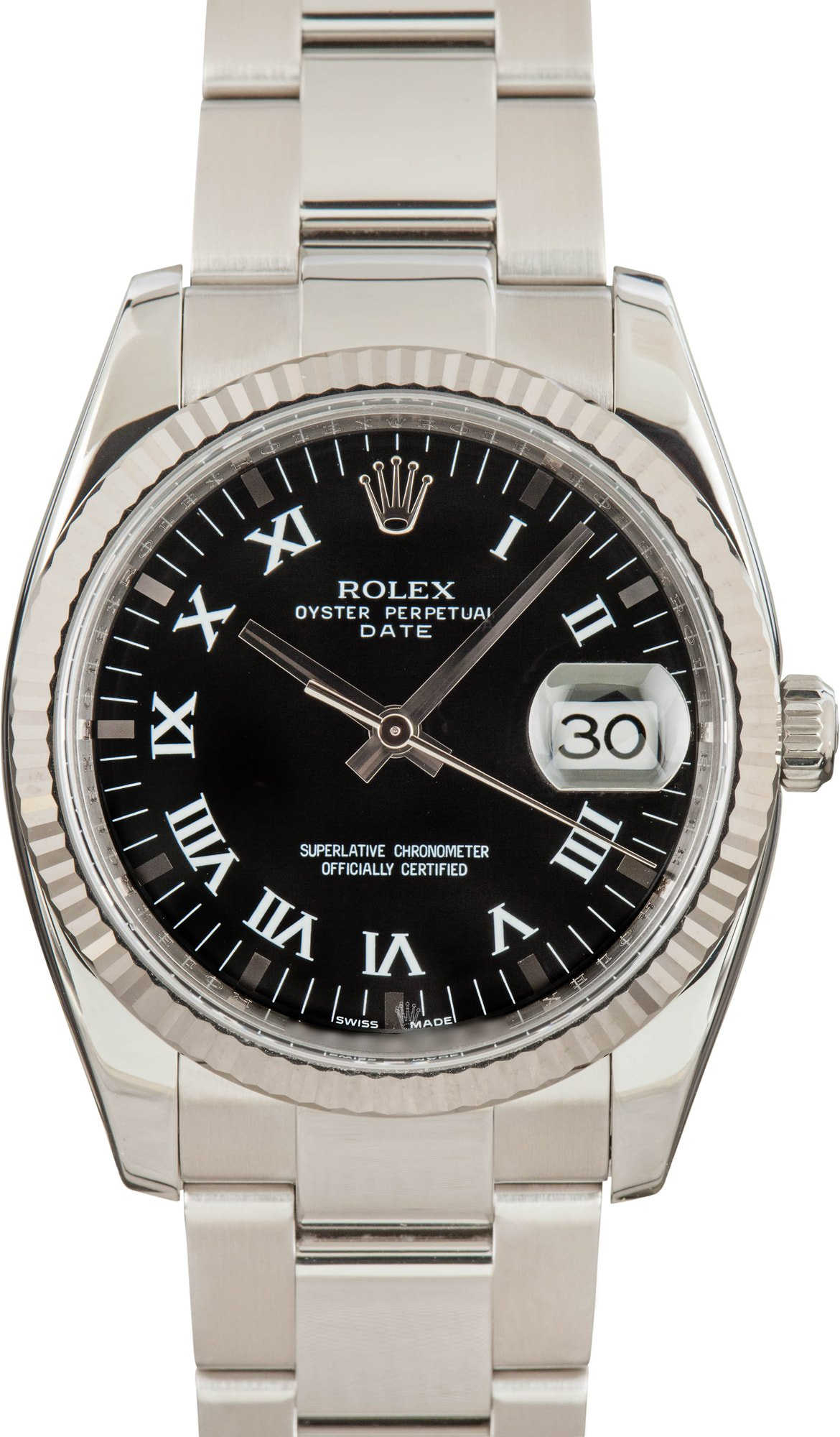 Buy Used Rolex Date 115234 | Bob's Watches - Sku: 153713