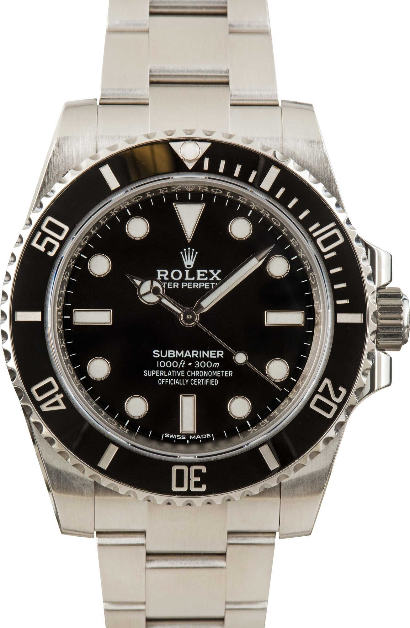Rolex Submariner 114060 Ceramic Bezel