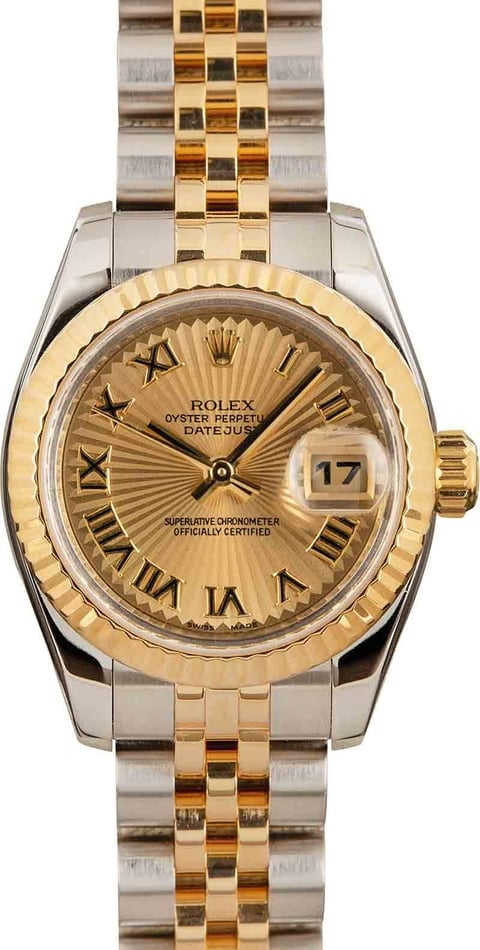 Ladies Rolex Datejust 179173 Sunbeam