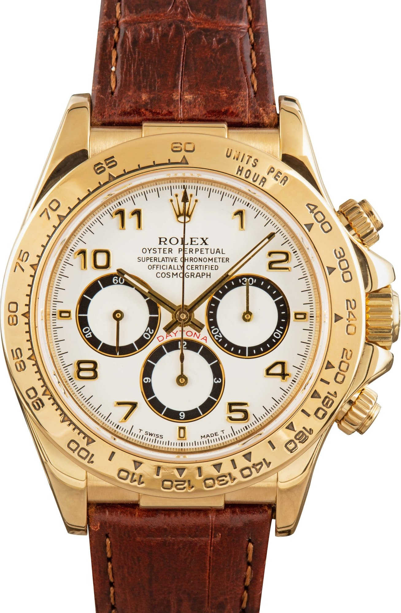 Rolex Daytona 16518 White Arabic Dial