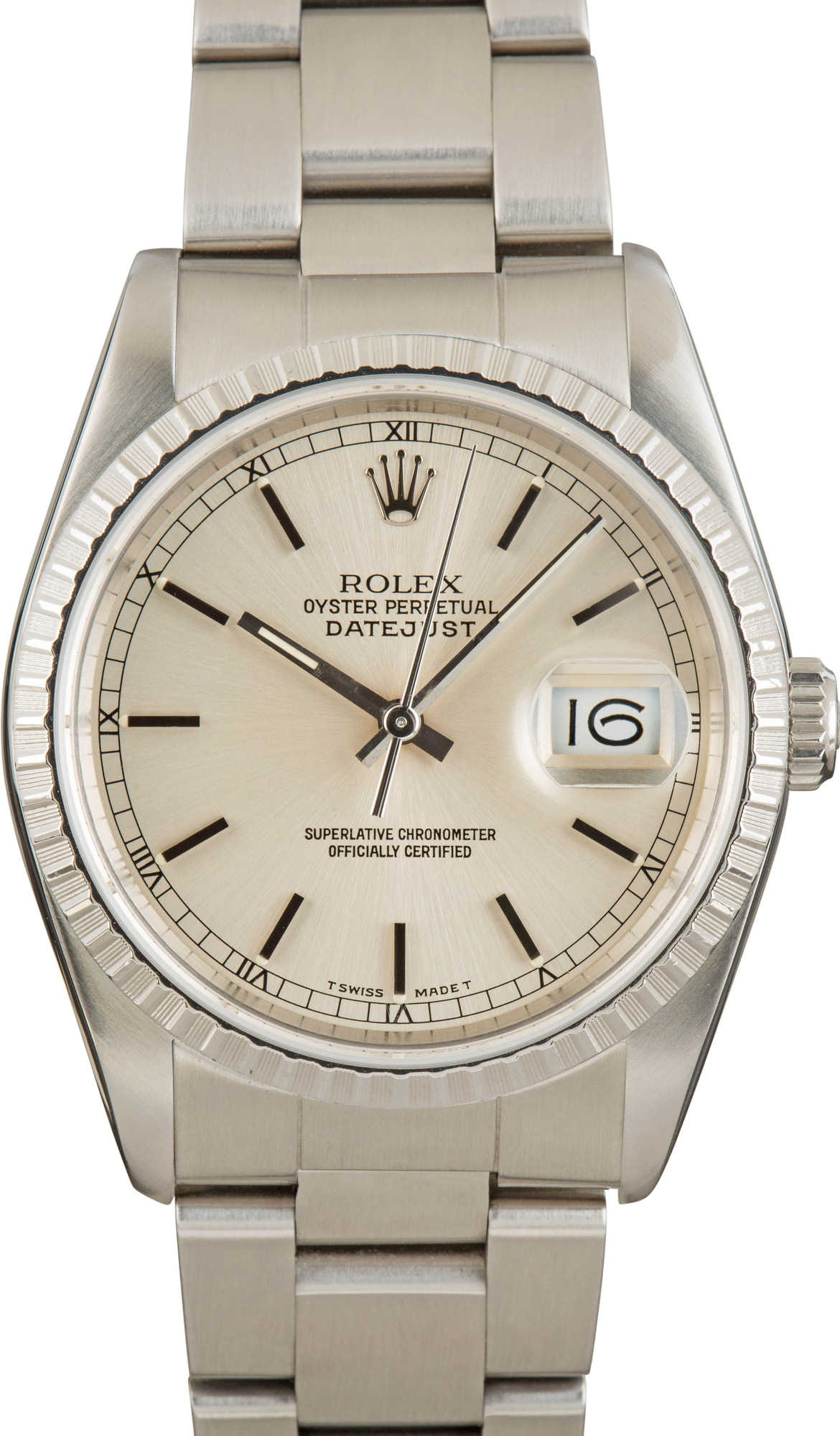 Rolex Datejust 16220 Stainless Steel