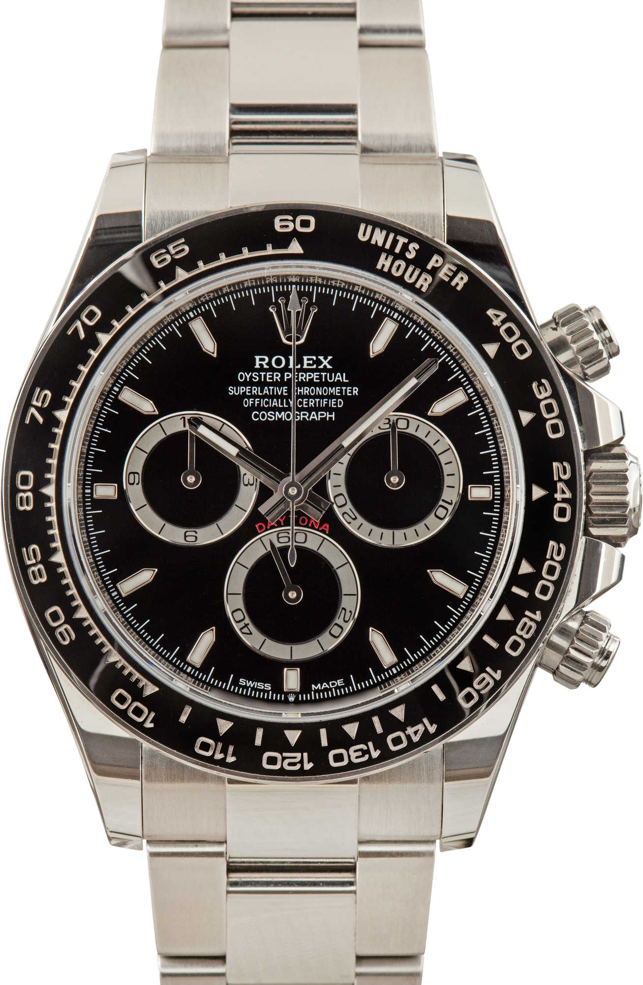 Rolex Cosmograph Daytona Ref 126500 Black Dial