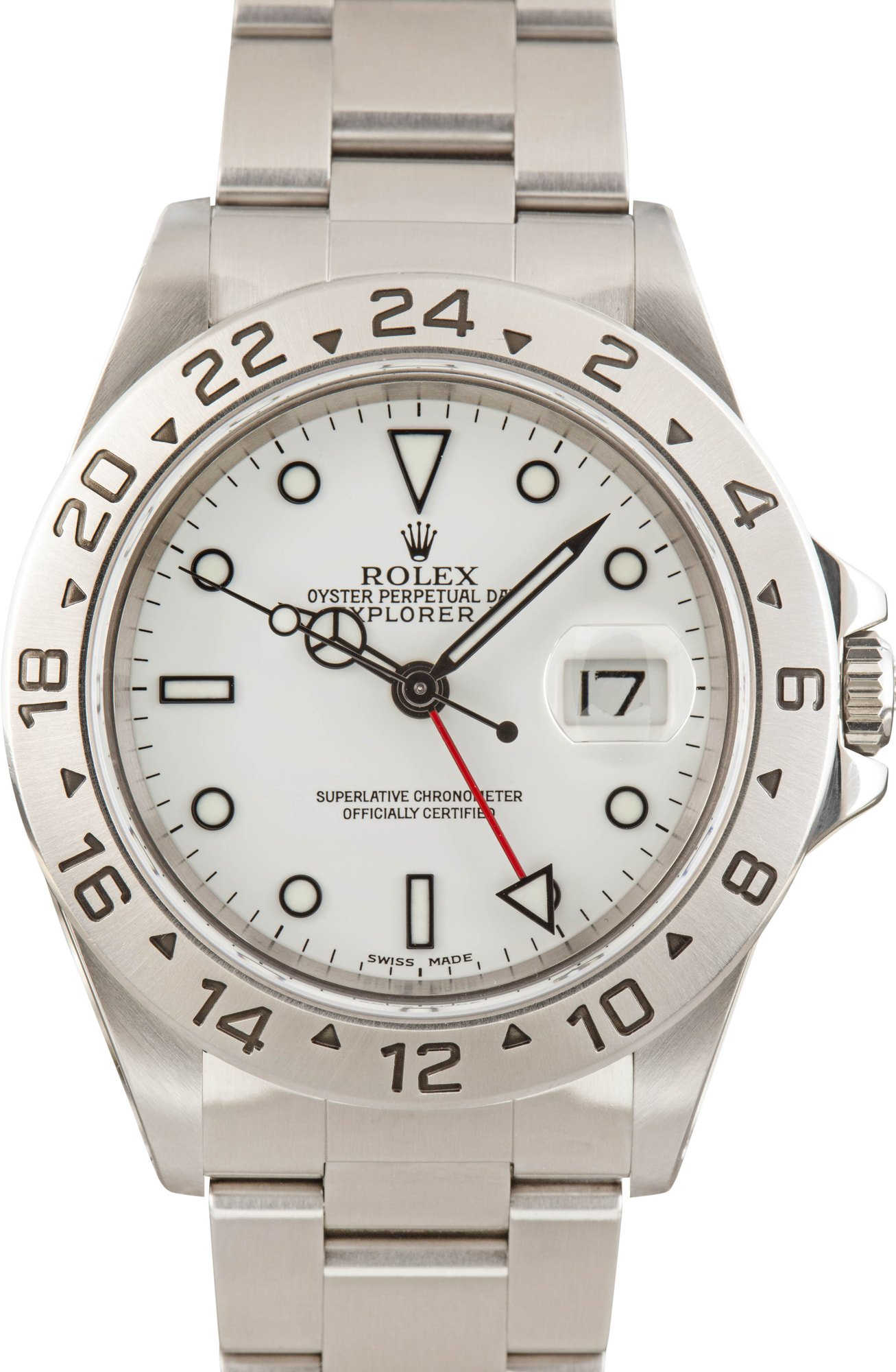 Rolex Explorer II 16570 White Polar Dial