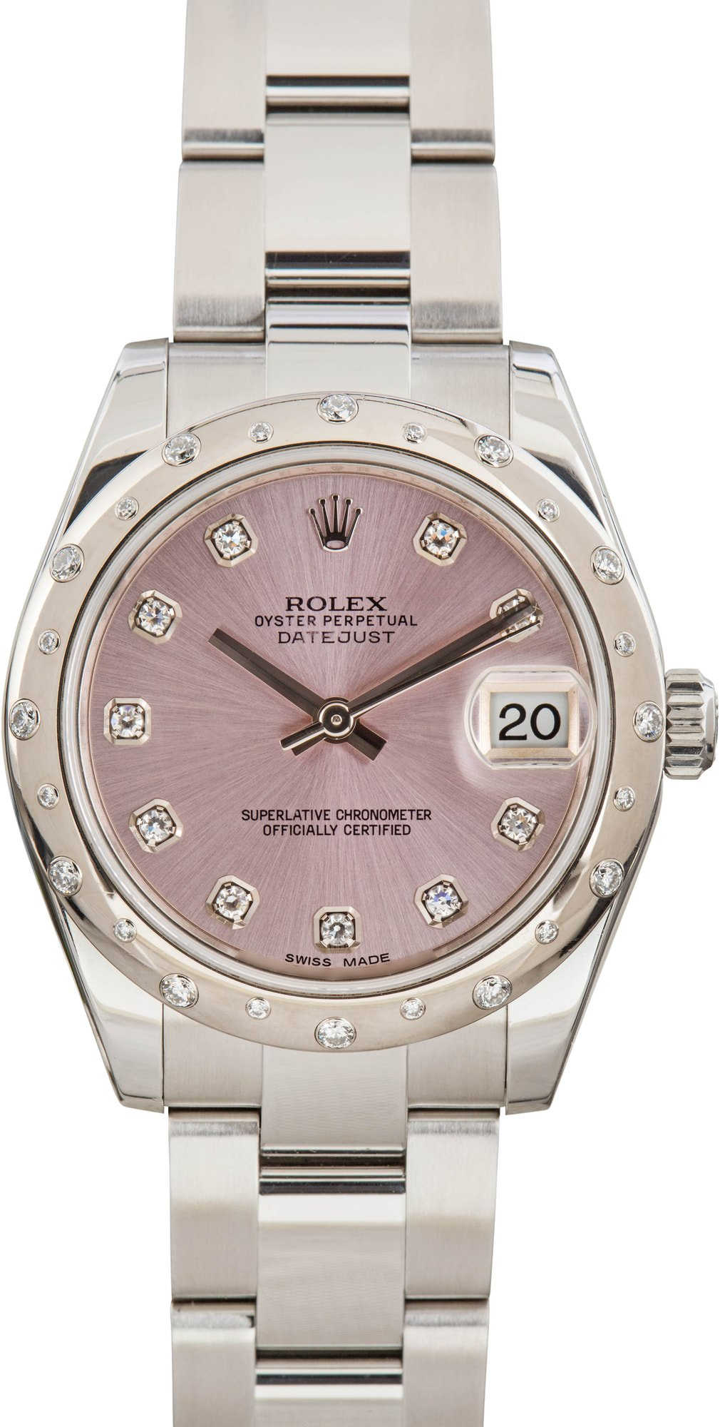 Rolex Datejust 31 ref 178344 Pink Dial