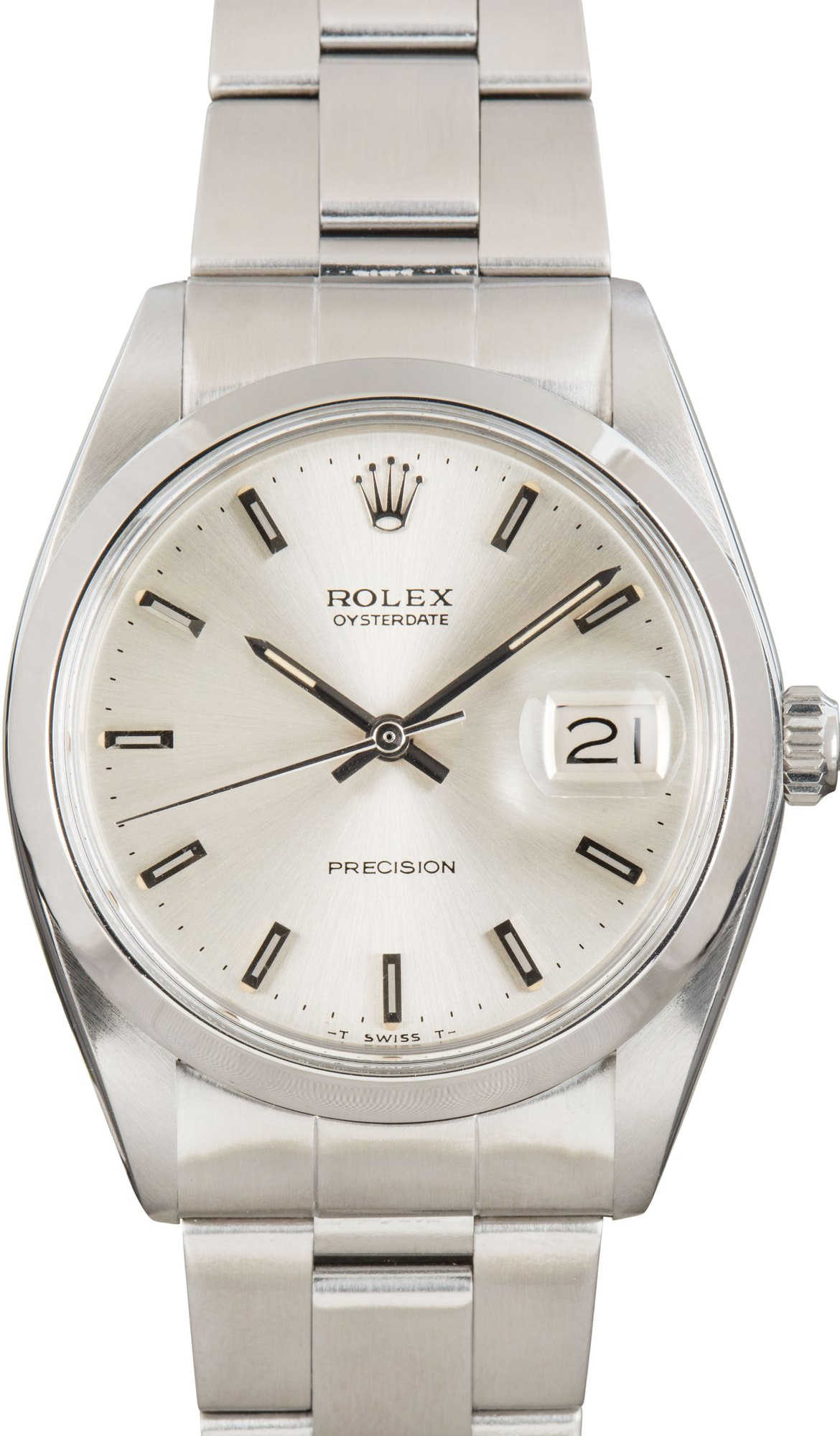 Rolex OysterDate Ref 6694 Silver Dial