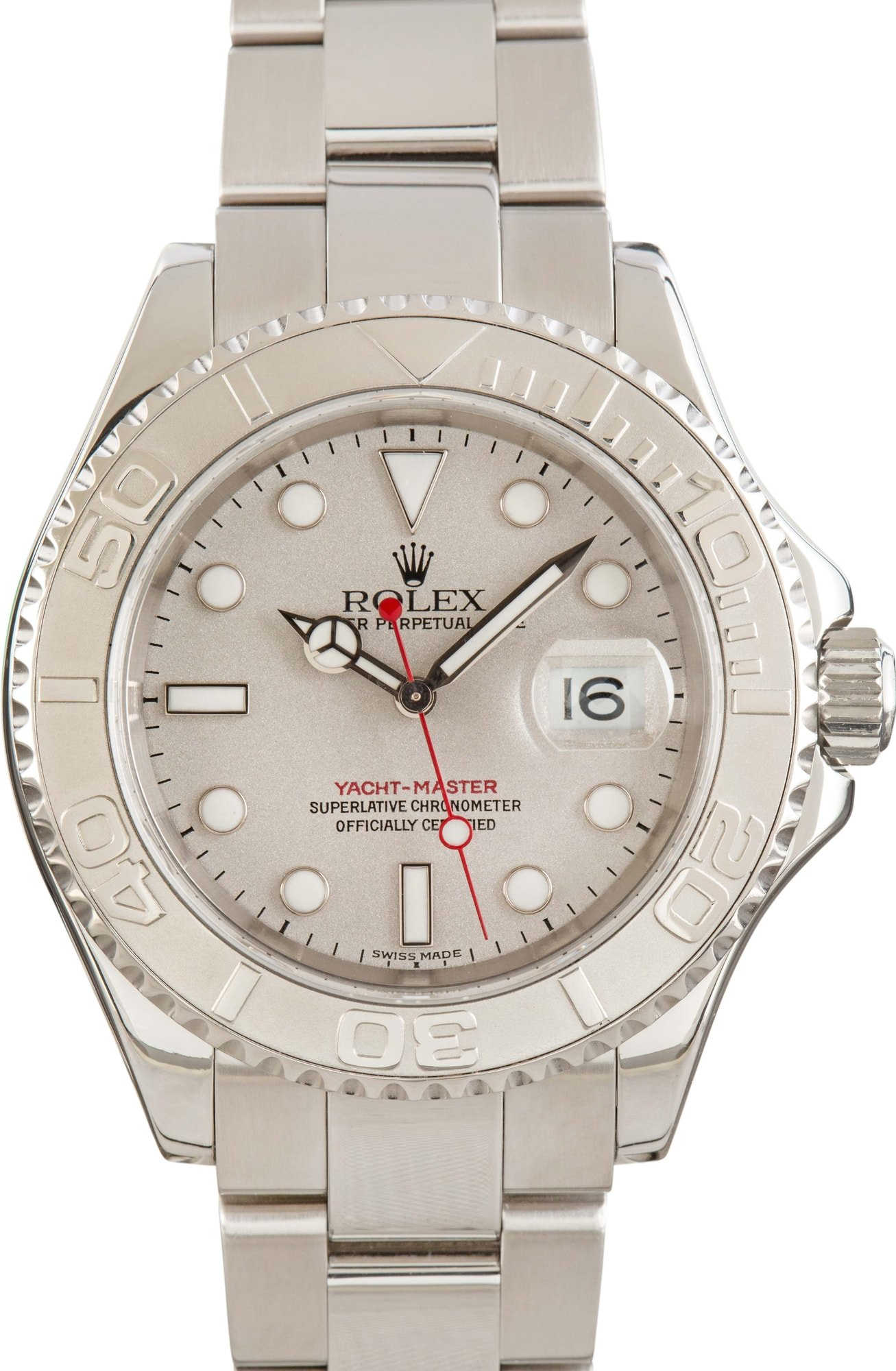 Rolex Yacht-Master 16622 Platinum Dial & Bezel