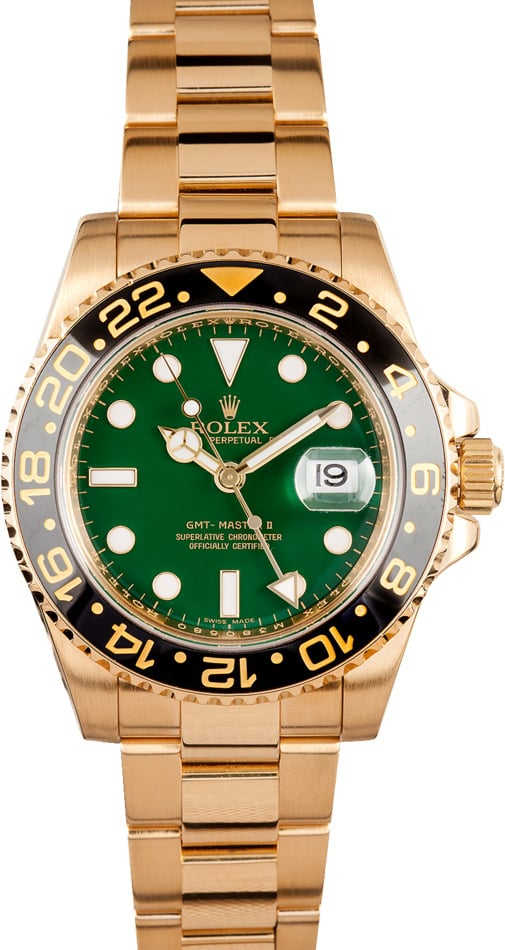 Rolex GMT Master II Ceramic 116718 Green Dial
