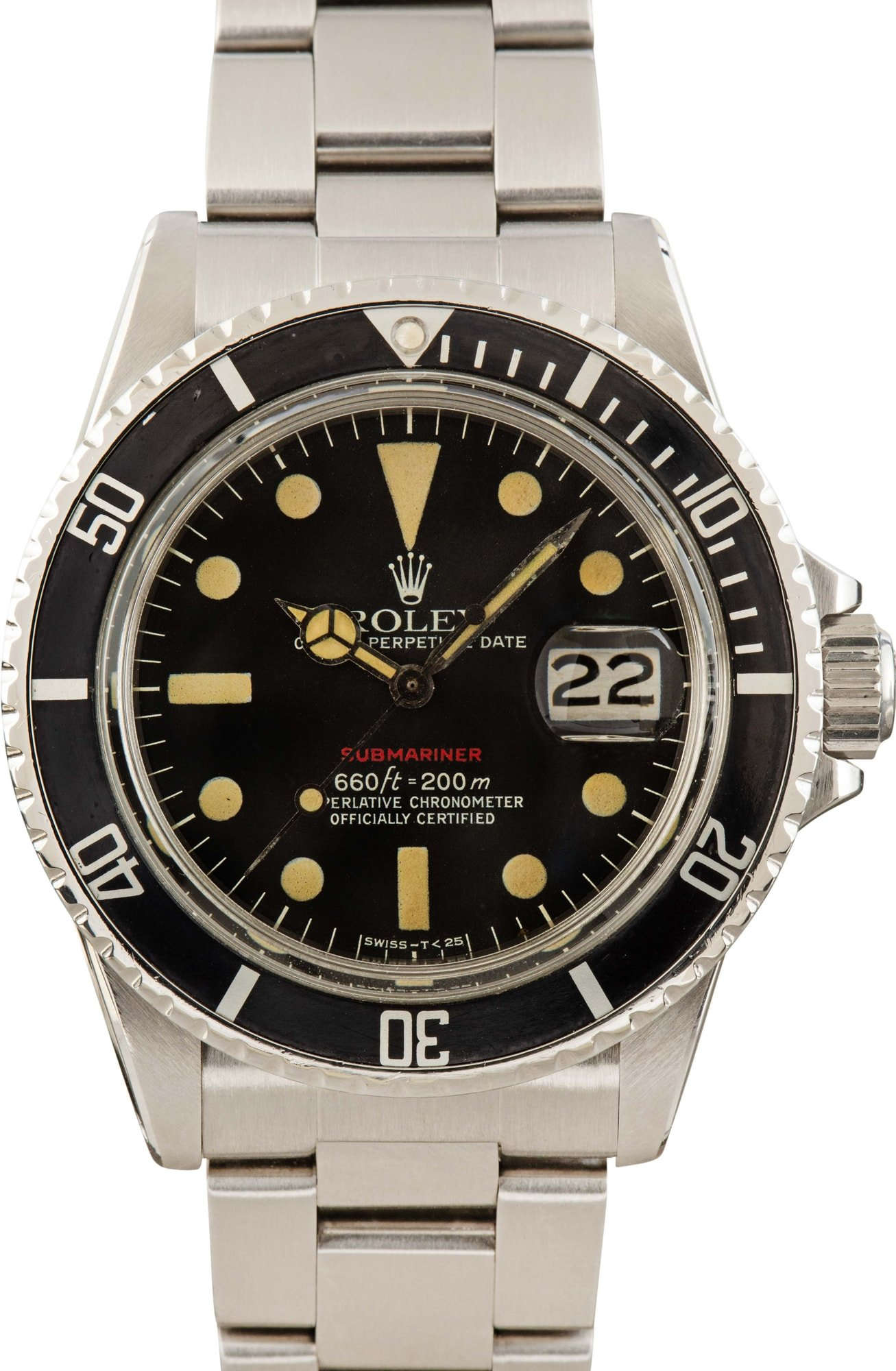 Buy Used Rolex Submariner 1680 Bob s Watches Sku 103400