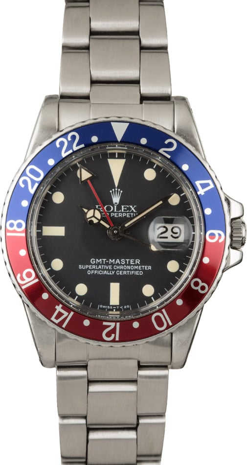 Pre Owned Rolex Pepsi GMT-Master 16750