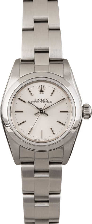 Buy Used Rolex Lady Oyster Perpetual 76080 | Bob's Watches