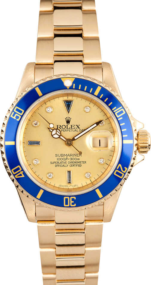 18K Serti Dial Submariner 16618