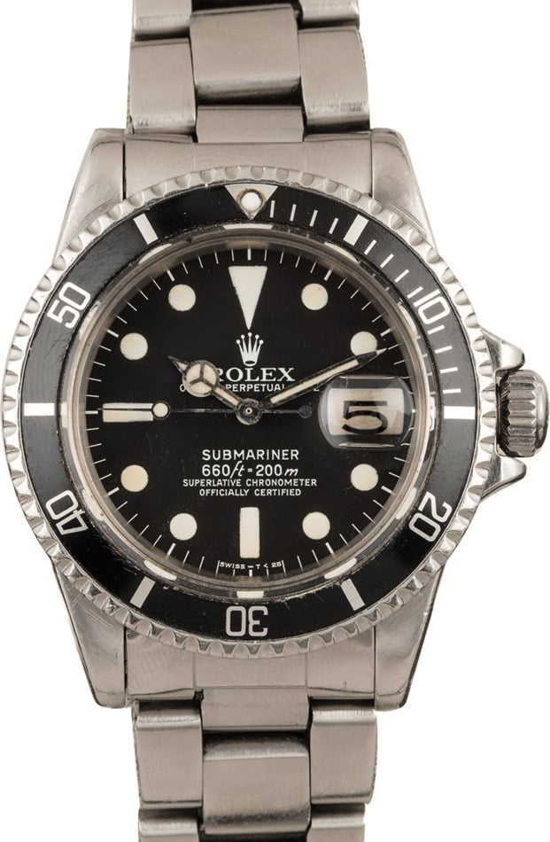 Vintage Rolex White Submariner 1680