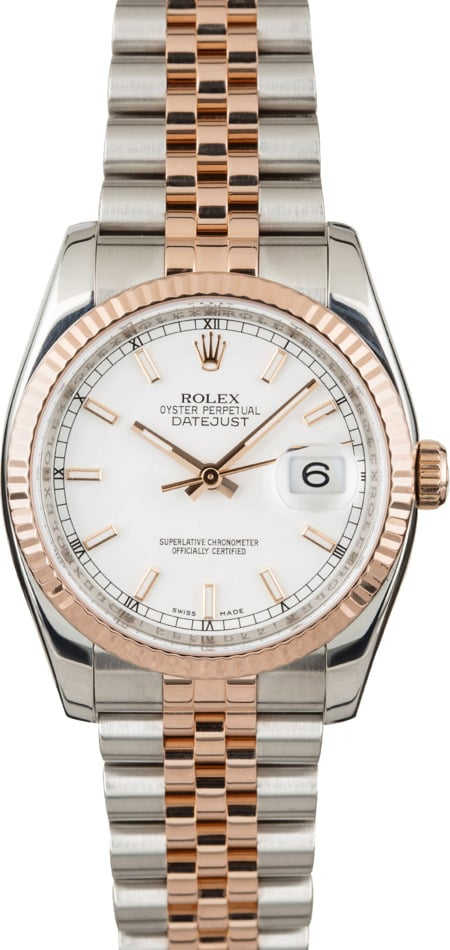 Rolex Datejust 116231 Two-Tone Everose Jubilee