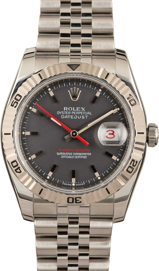 PreOwned Rolex Datejust Turn-O-Graph 116264