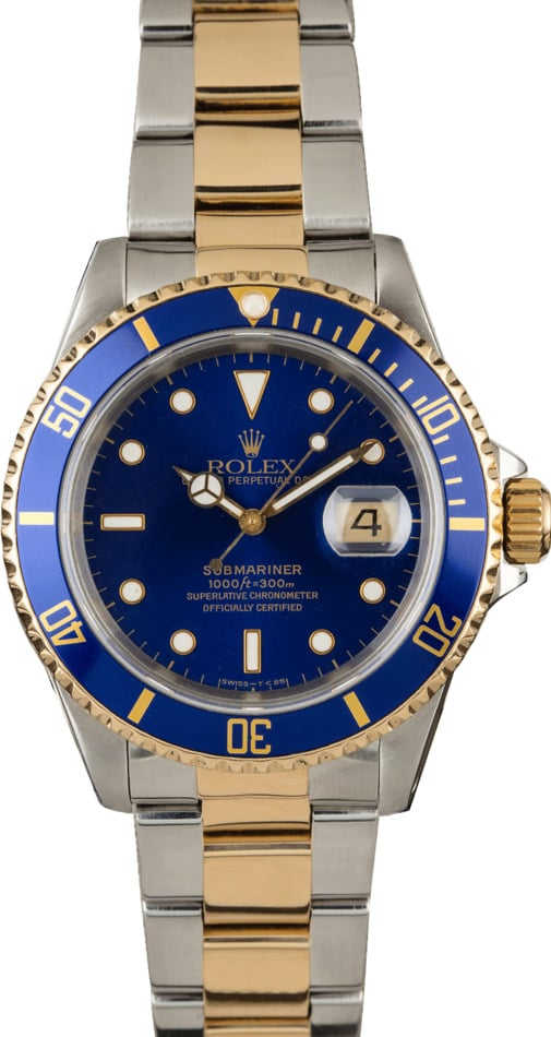 PreOwned Rolex Submariner Ref 16613