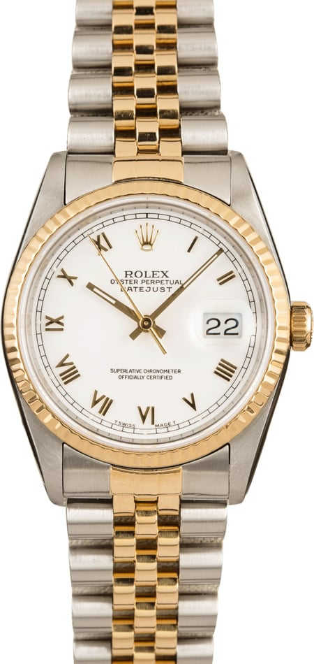 Pre-Owned Rolex Datejust 16233 Roman