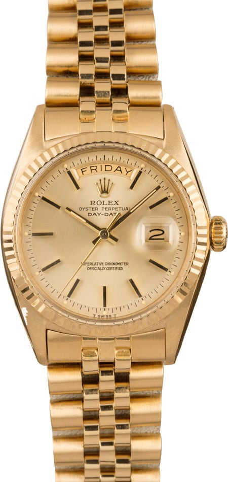 Pre-Owned Rolex 1803 Day-Date Jubilee Bracelet