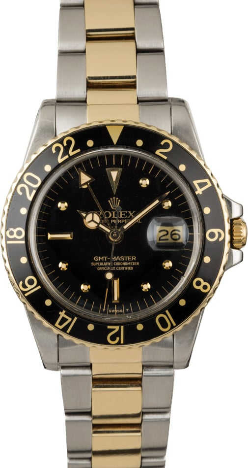 Rolex vintage 腕時計　80s 90s 1979 Rolex Day Date Black Stella with Second Custom Yellow