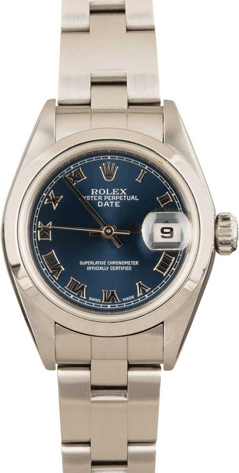 Ladies Rolex Date 79160 Blue