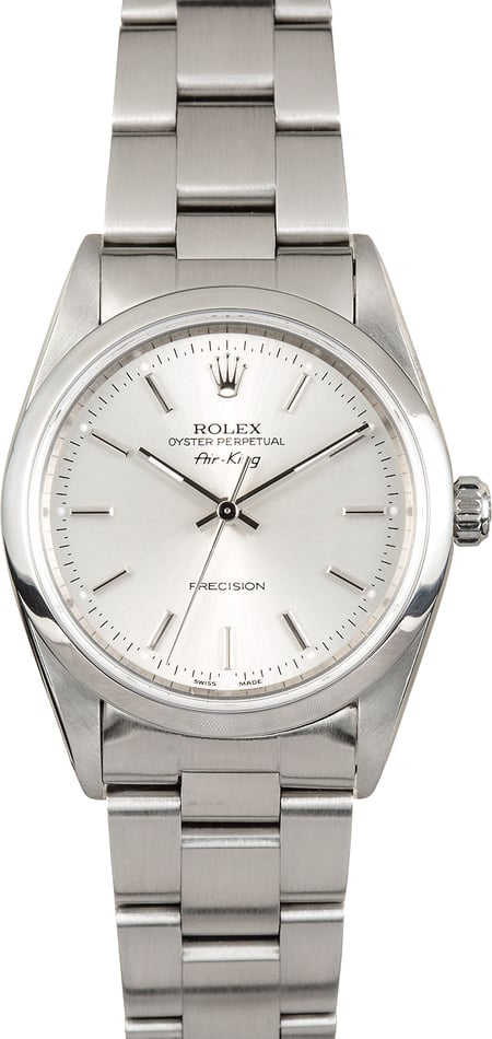 Unworn Rolex Air-King 14000 Factory Stickers