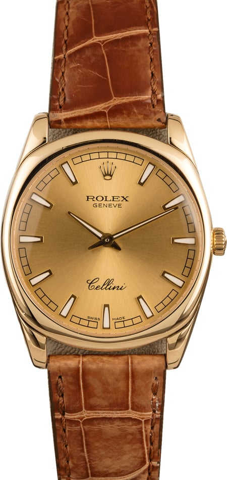 Used Rolex Cellini Danaos 4243 Yellow Gold
