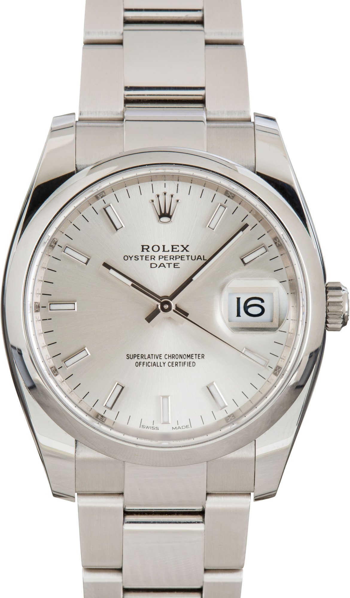 Pre-owned Rolex Date 115200 Stainless Steel