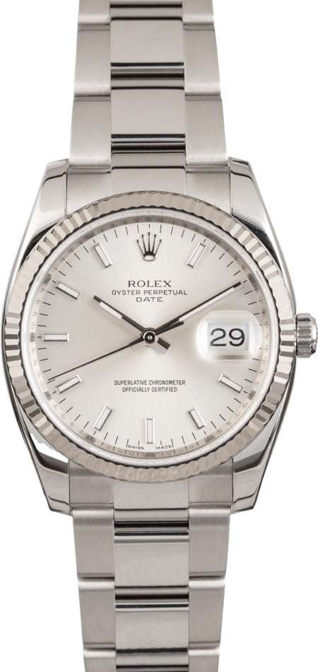 Rolex Date 115234 Steel Oyster