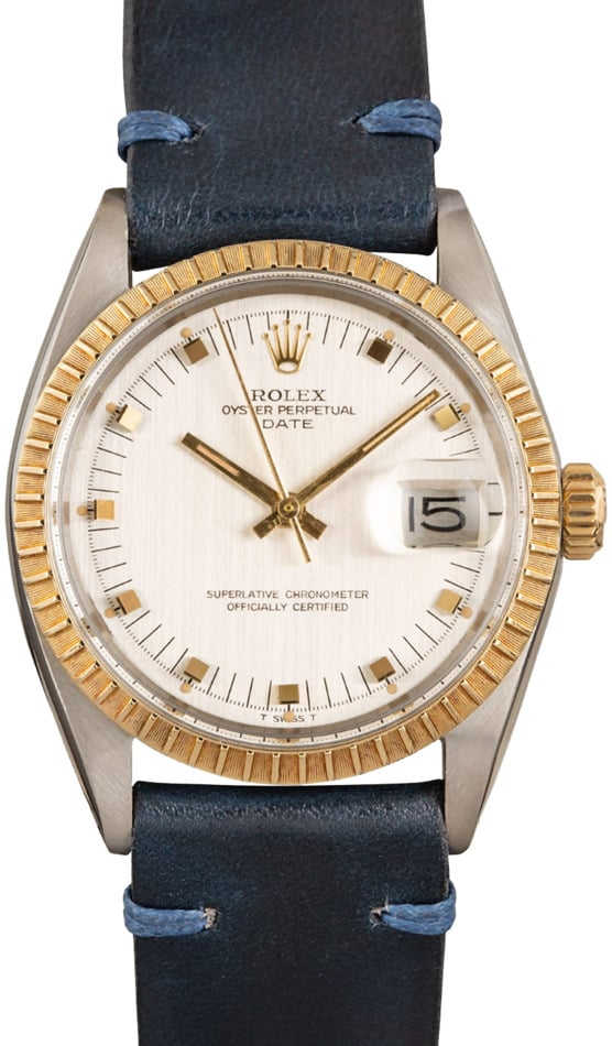 Vintage Rolex Date 1505 Silver Dial