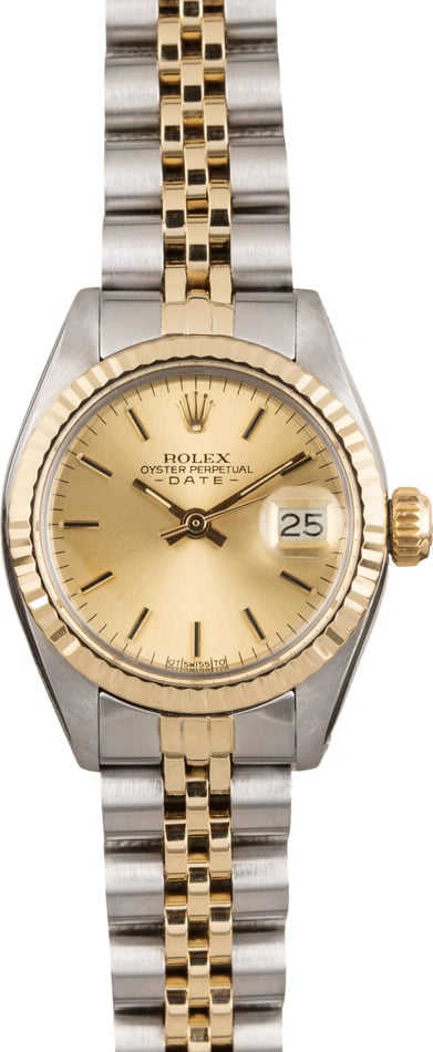 Pre Owned Rolex Date 6917 Two Tone Jubilee