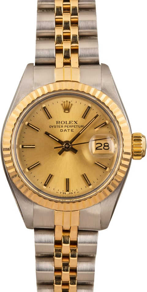 Ladies Rolex Date 6917 Champagne