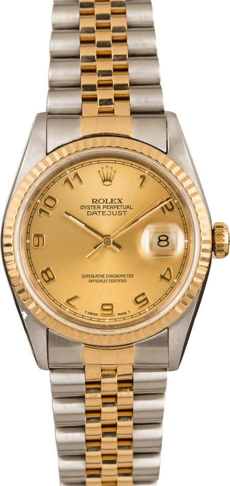 Pre-Owned Rolex DateJust 16233 Arabic Dial