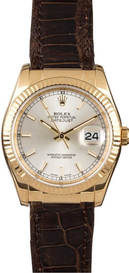 Rolex Datejust 116138 Silver Dial
