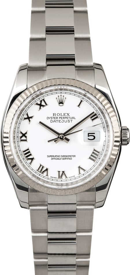 Men's Rolex Datejust 116234 Steel Oyster